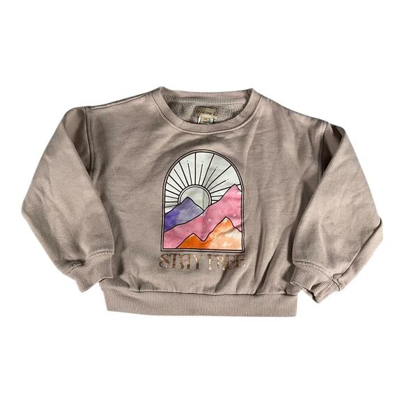 Kid's Lot 2 Piece Sweat Set and Fall floral Jacket/ Long Sleeve Thermal Size 5/6 - Picture 2 of 10